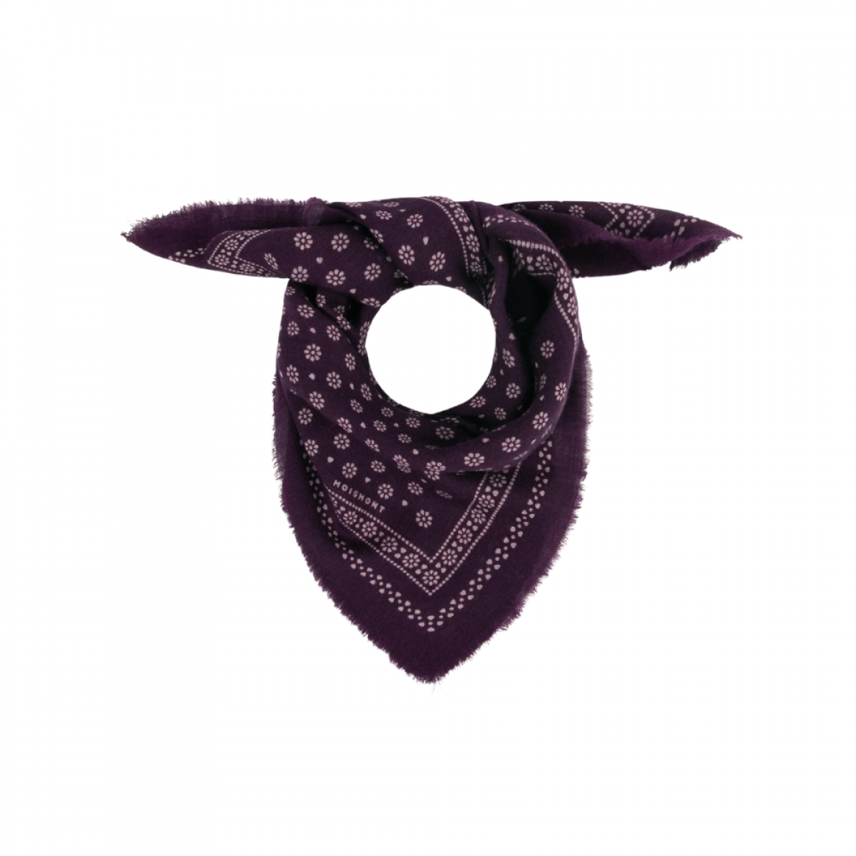 moismont scarf olaf no 676 taffeta - burgundy