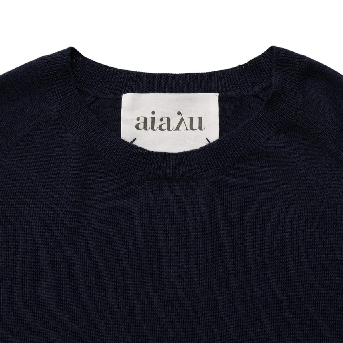 gina sweater- navy - logo