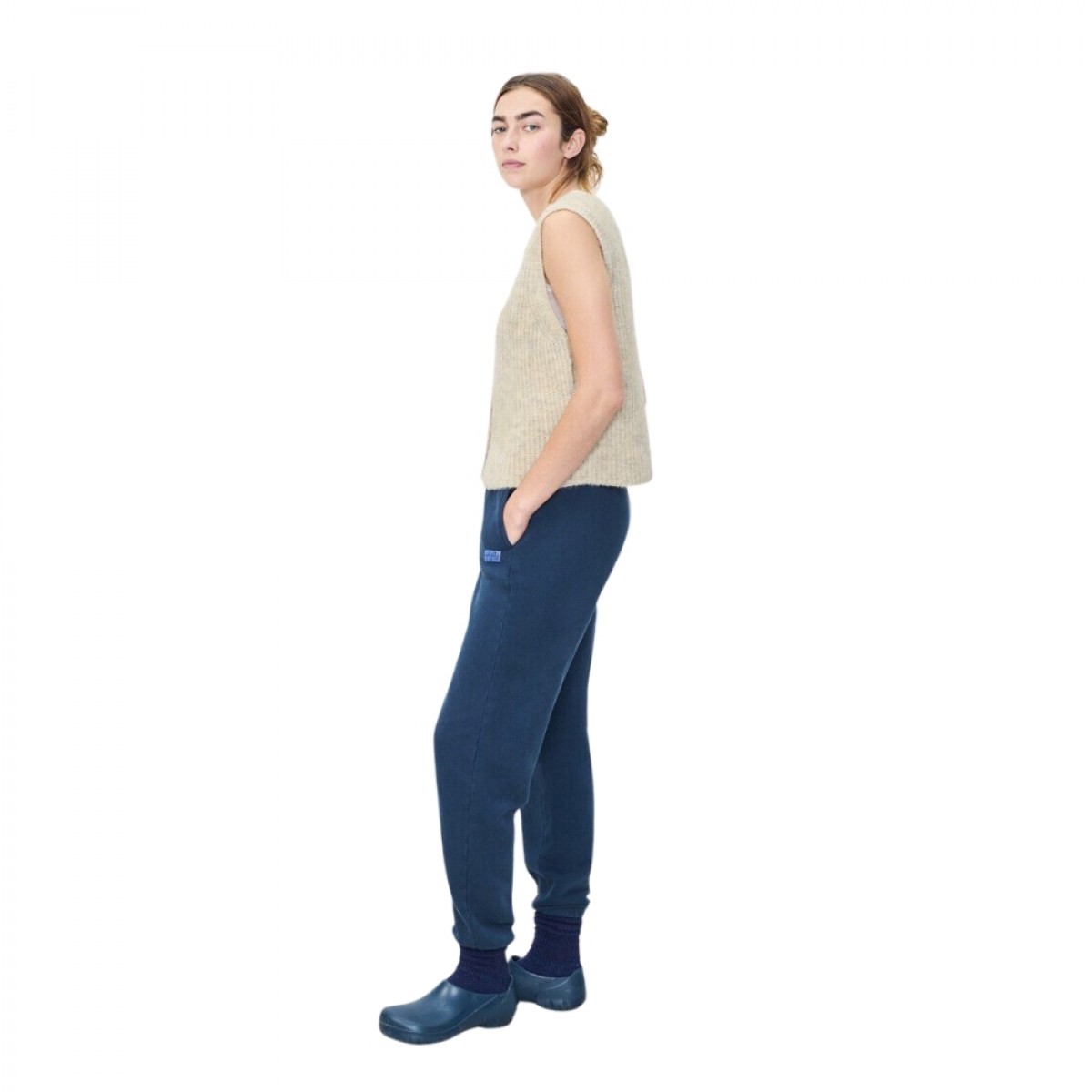 women's gilets east - power snow melange - model fra siden 