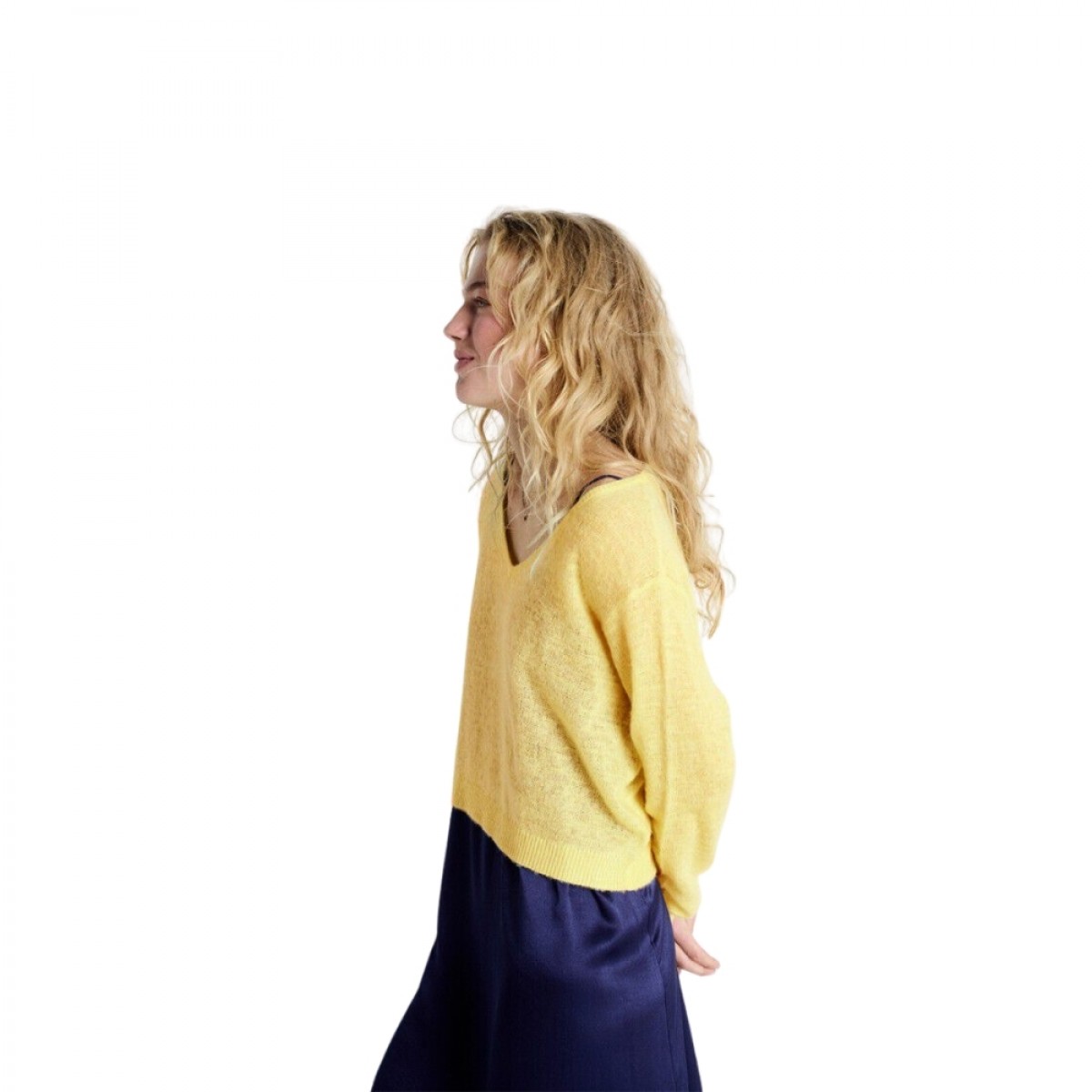 women's jumper - dumy - shell melange - fra siden 