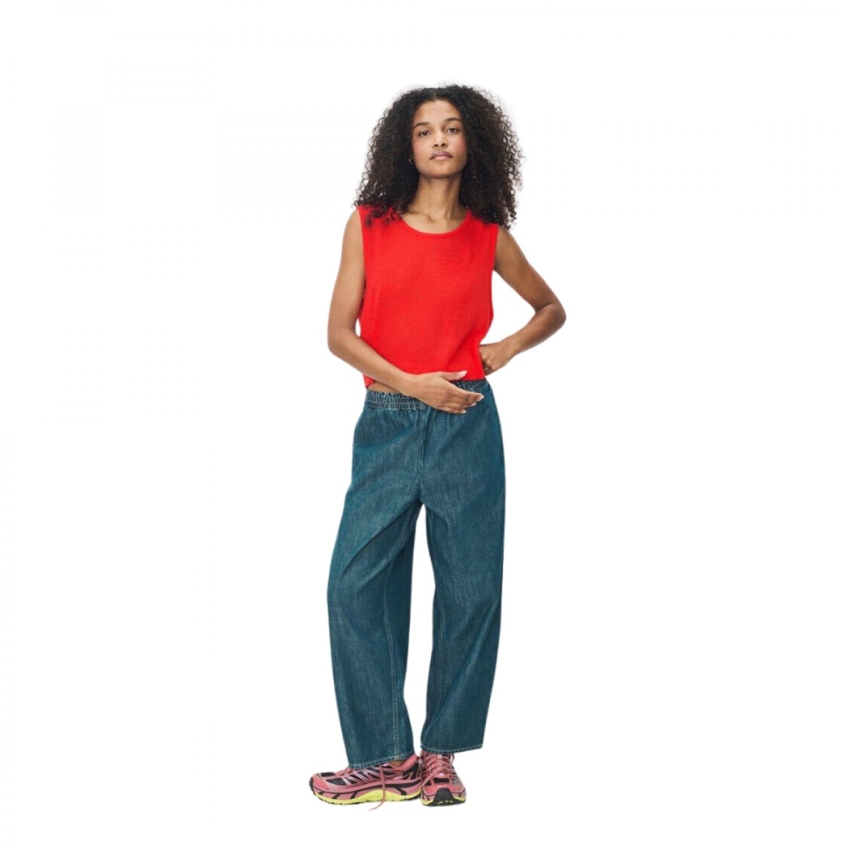 women's trousers ozyr - medium green