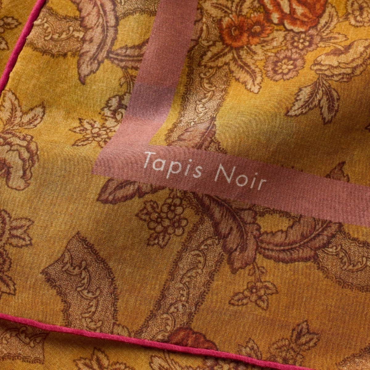 light yellow scarf - yellow - logo