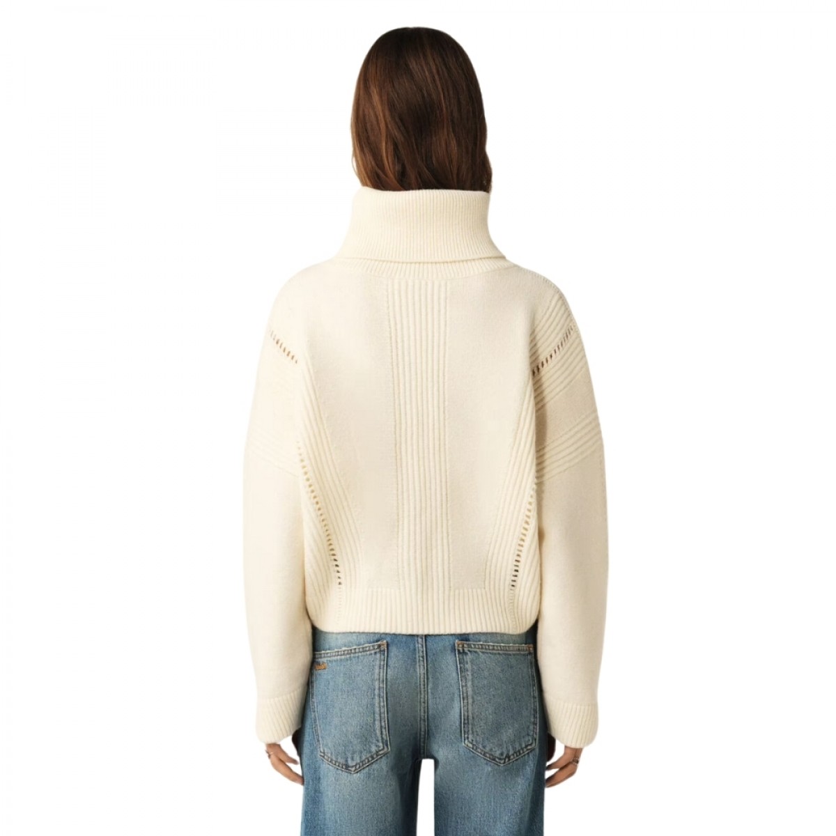 cardigan prince - ecru - ryg