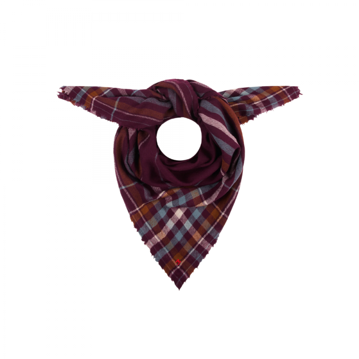moismont scarf nella no 853 taffeta - burgundy 