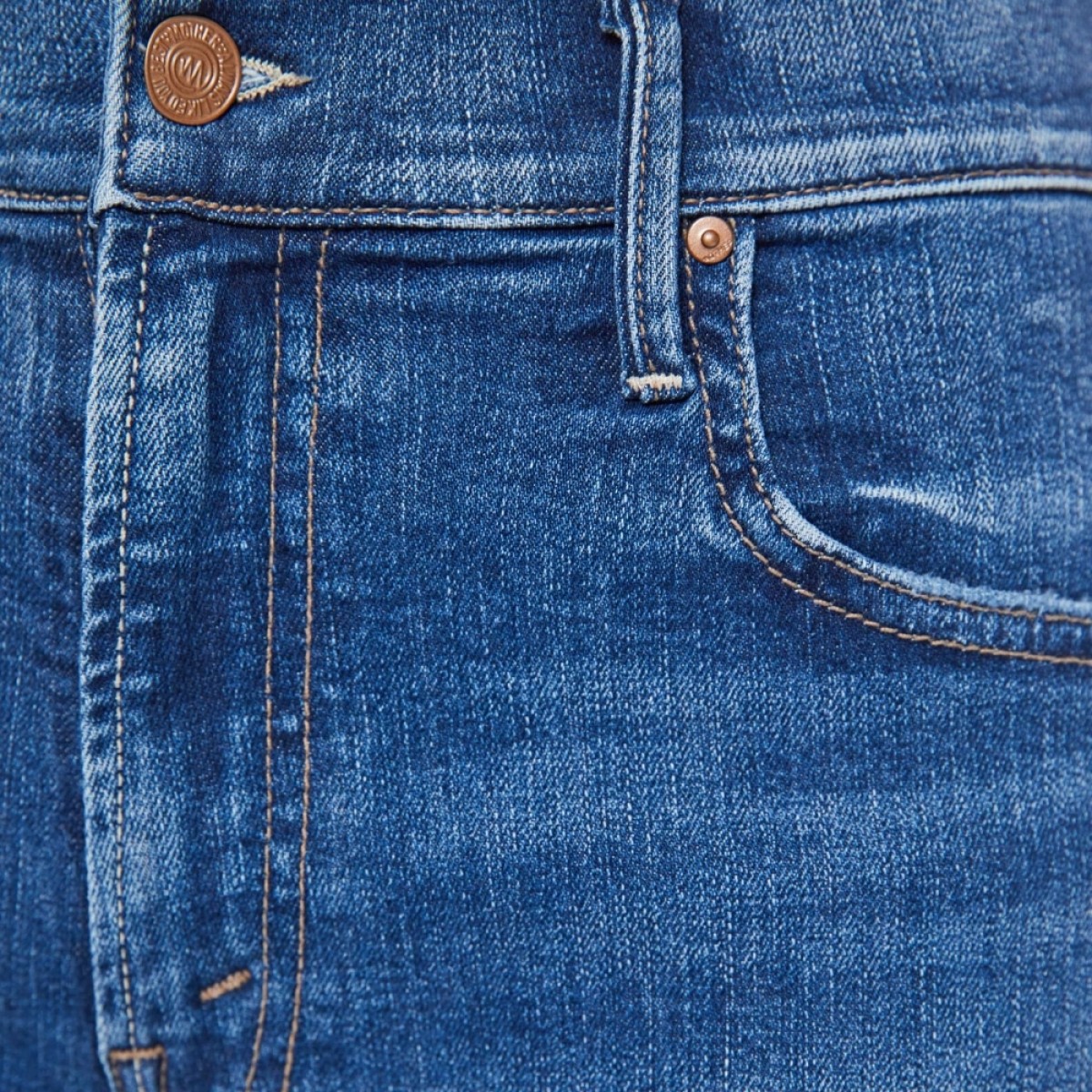 the mid rise maven sneak over the top - denim blue - knap