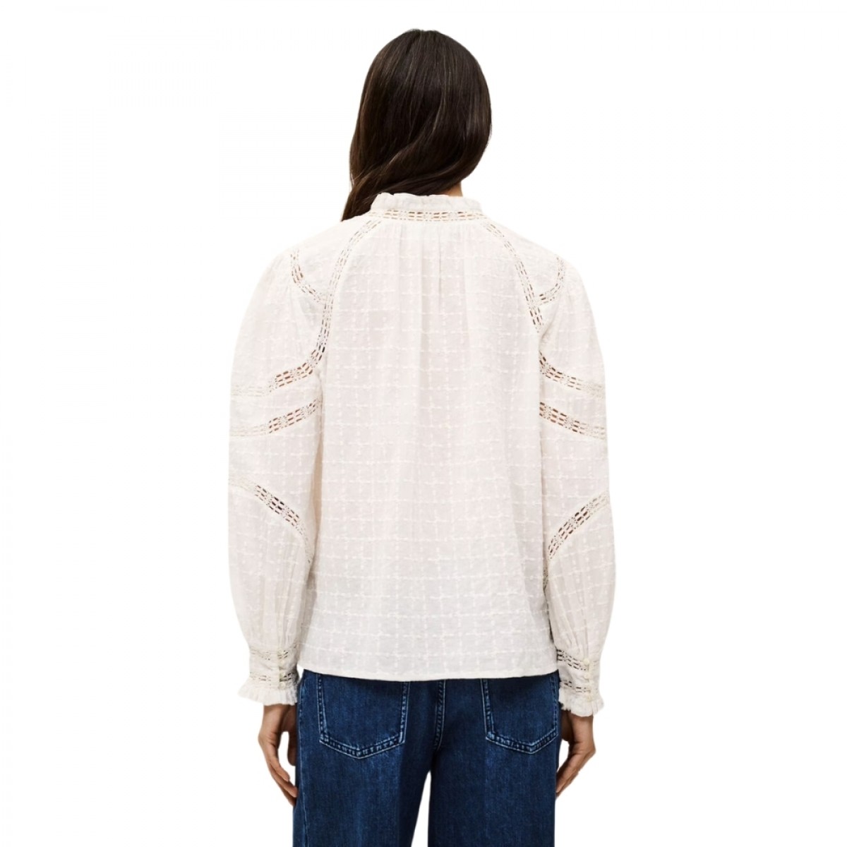 shirt brona - ecru - ryg