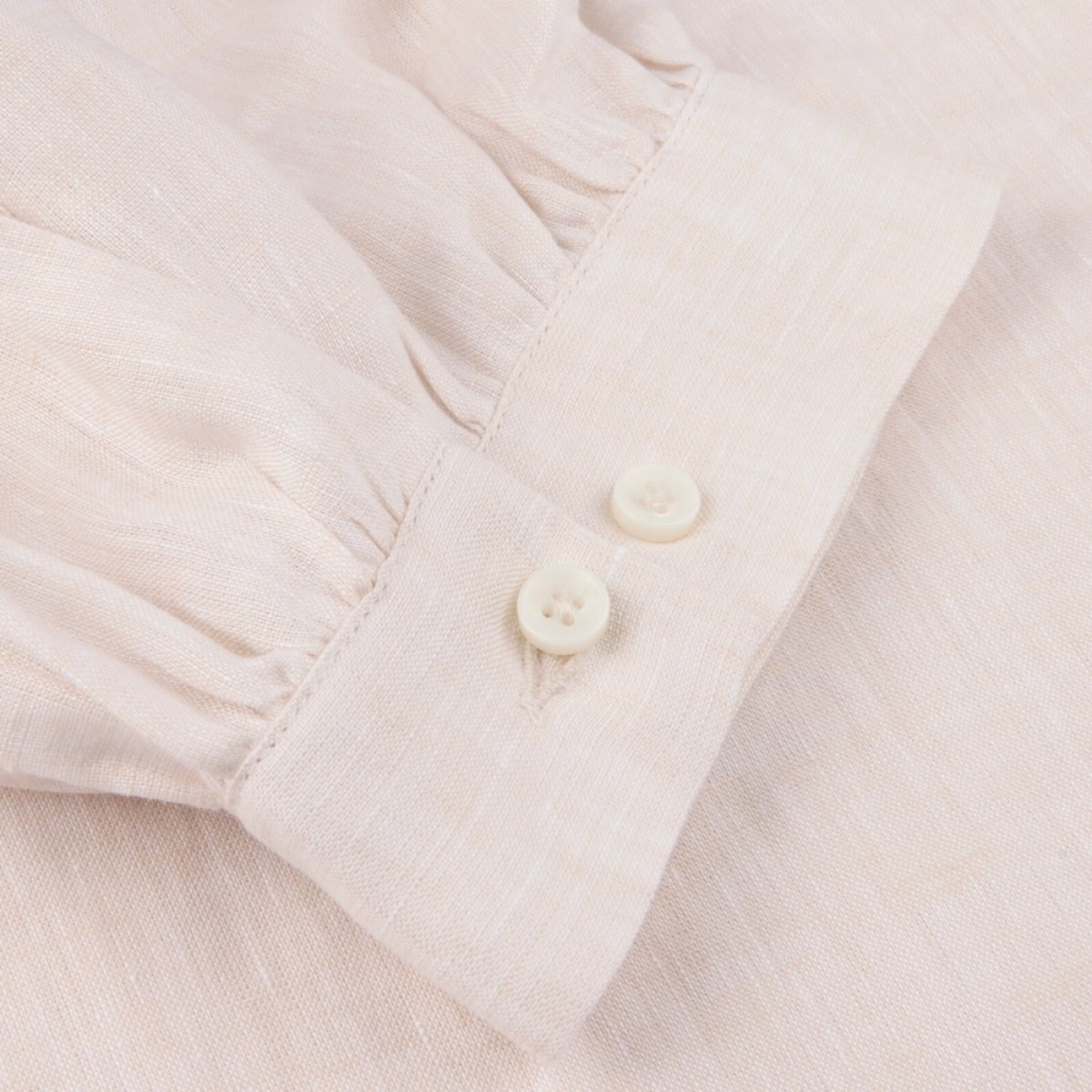 carmen blouse - beige - ærme