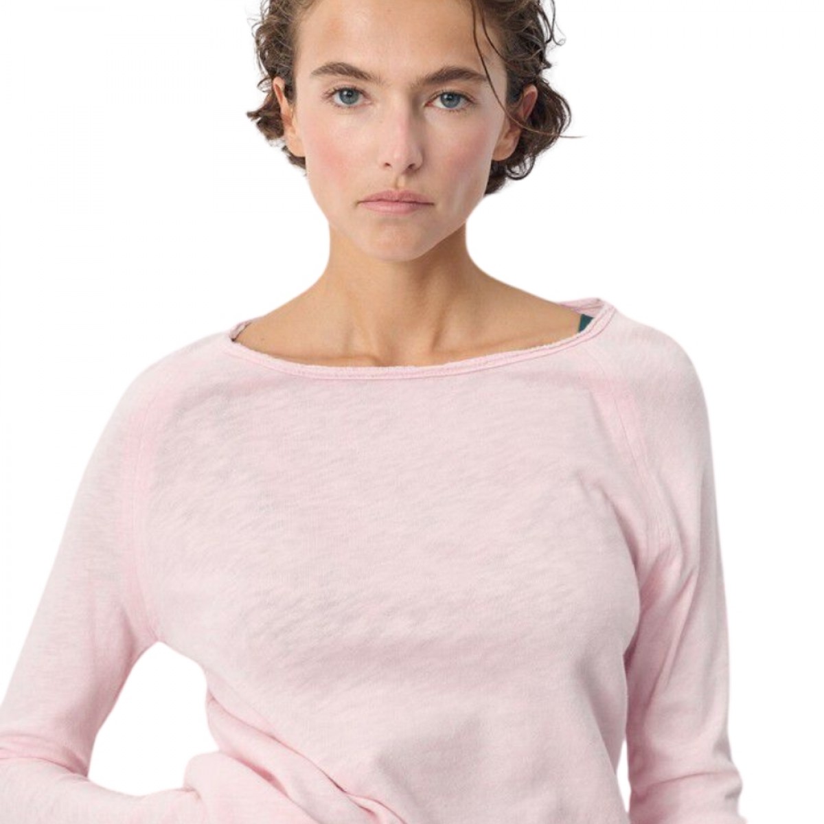 women's t-shirt sonoma - vintage marshmallow - hals 
