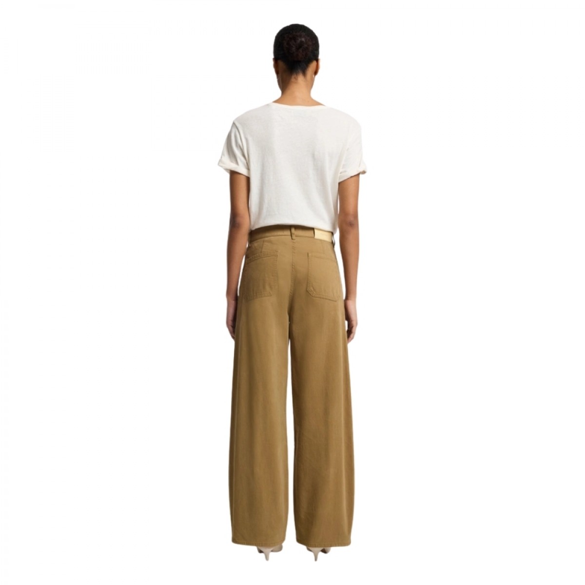 bonnie trouser sand storm - khaki - ryg