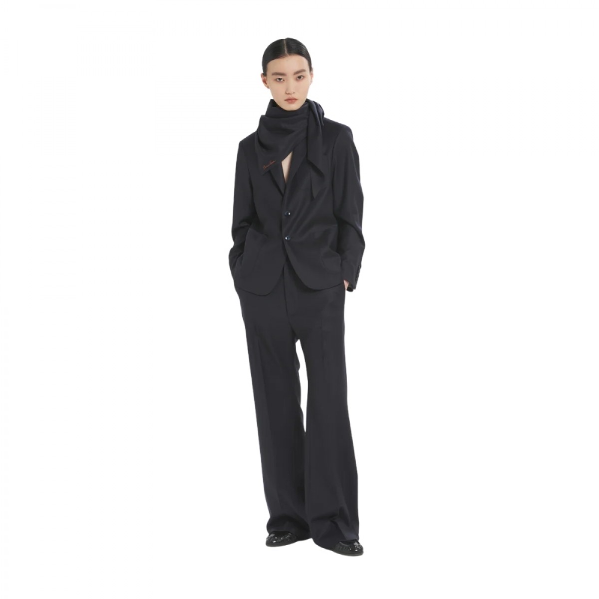 pantalone nini flan - navy - look