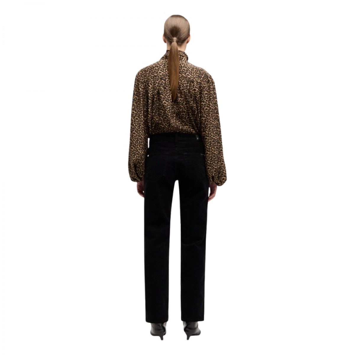 calie straight corduroy - black - ryg