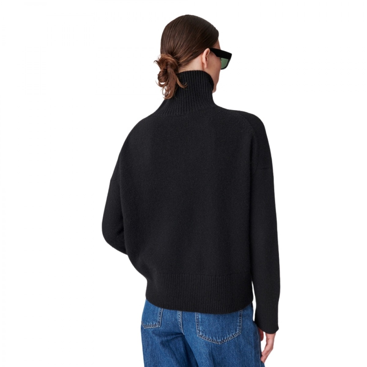 malo sweater - black - ryg