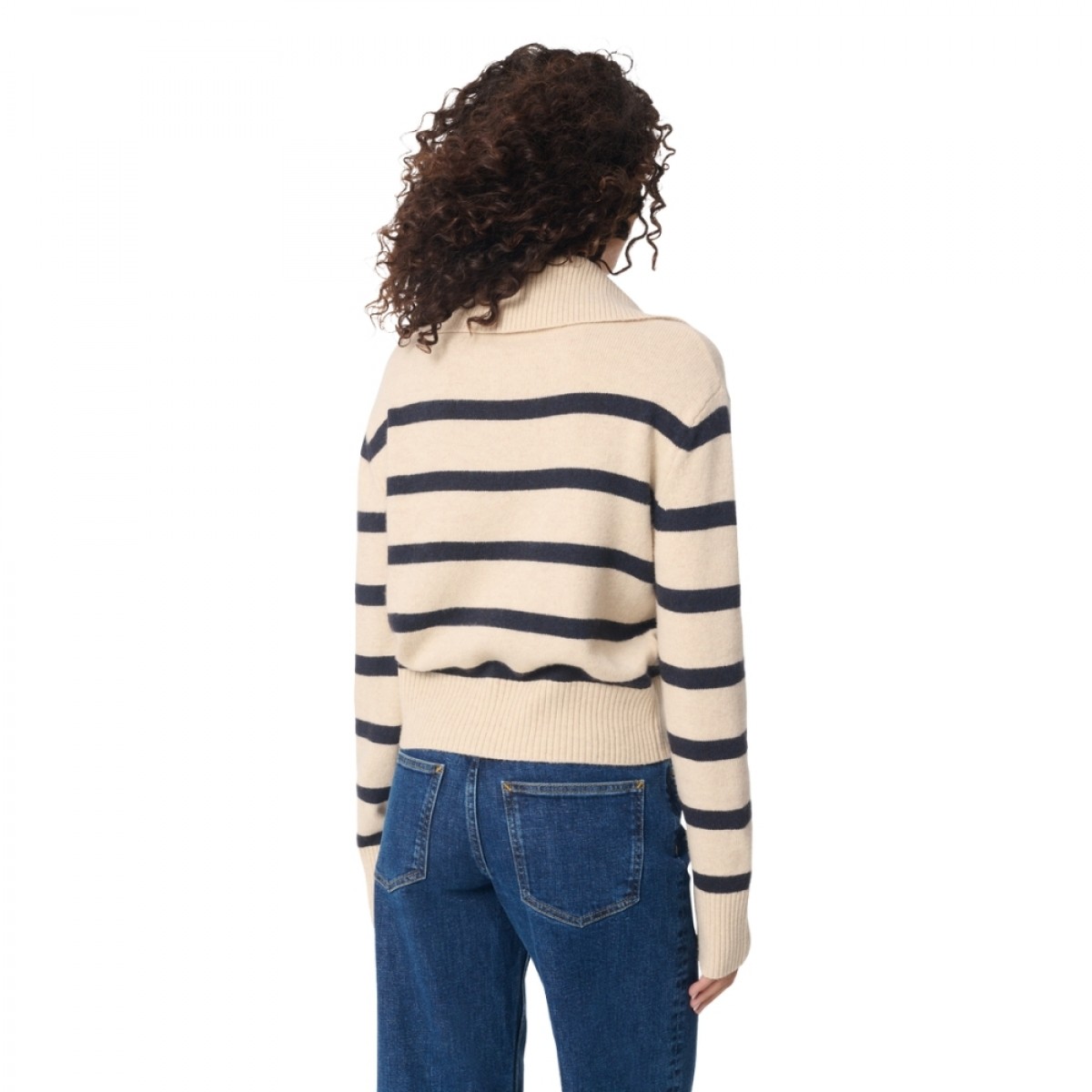 grenade knit - ecru marine - ryg