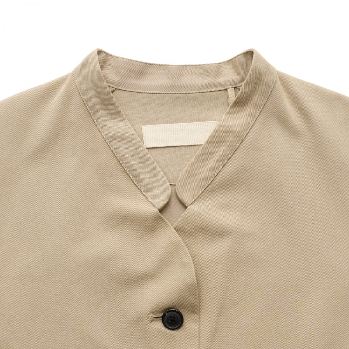 aiayu angela jacket twill - semolina - hals