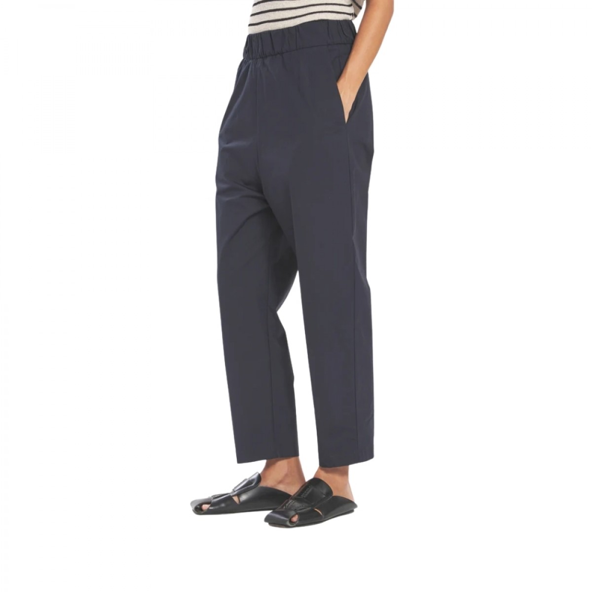 pantalone joie25 tendon - navy - fra siden 