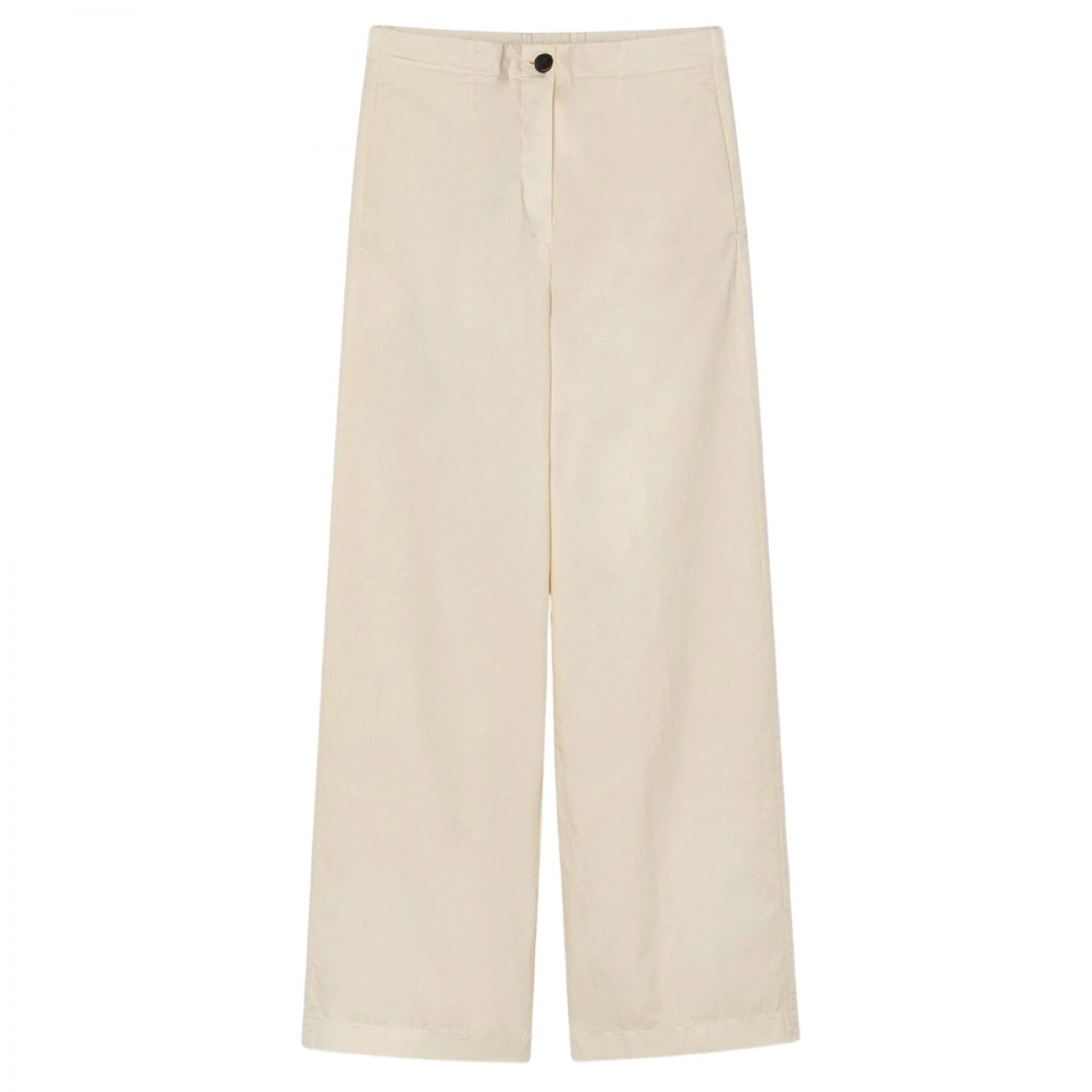 pomandére iconic cotton gabardine trousers - chalk