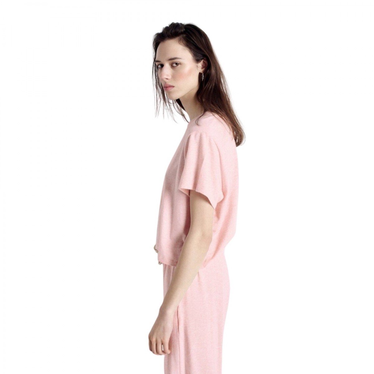 women's t-shirt ypawood - glazing melange - fra siden 