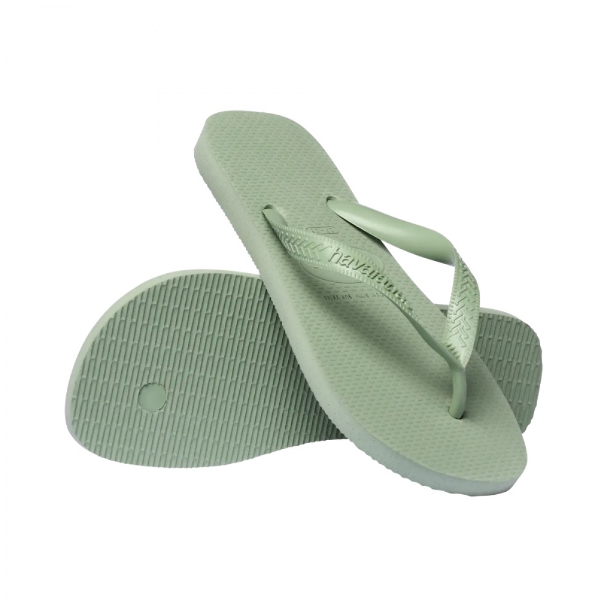 havaianas top senses - smoke green - look