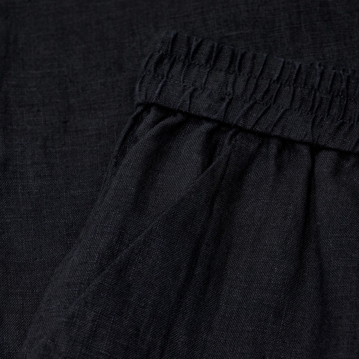 closed wide pants winona - black - lomme