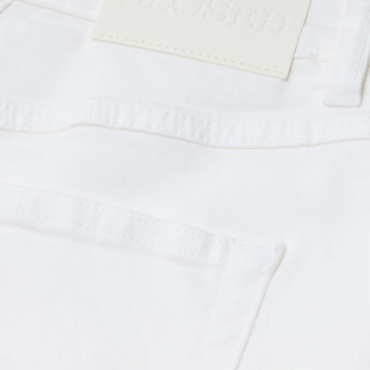 closed denim shorts jinnie - white - label