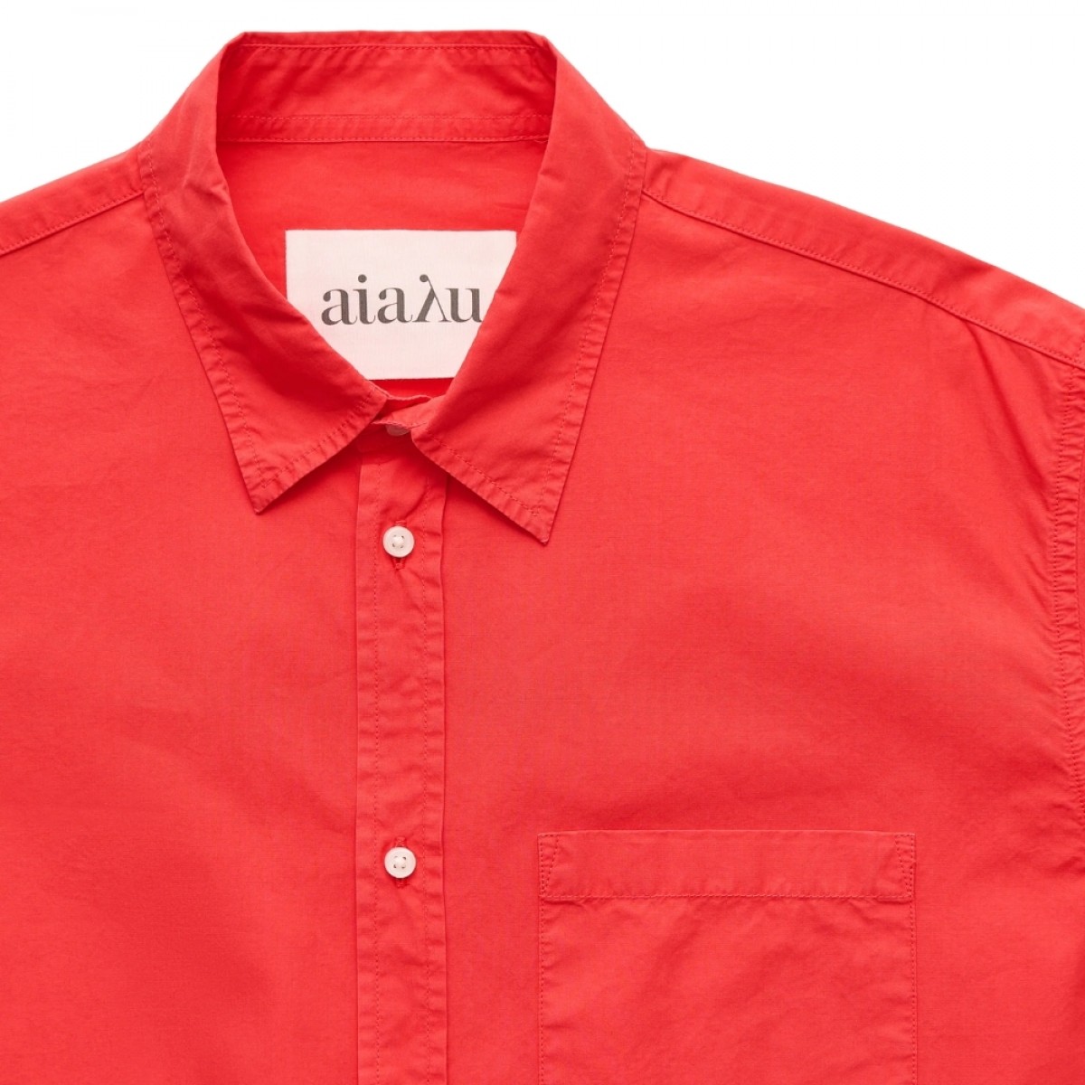 aiayu classic shirt - kiss - hals