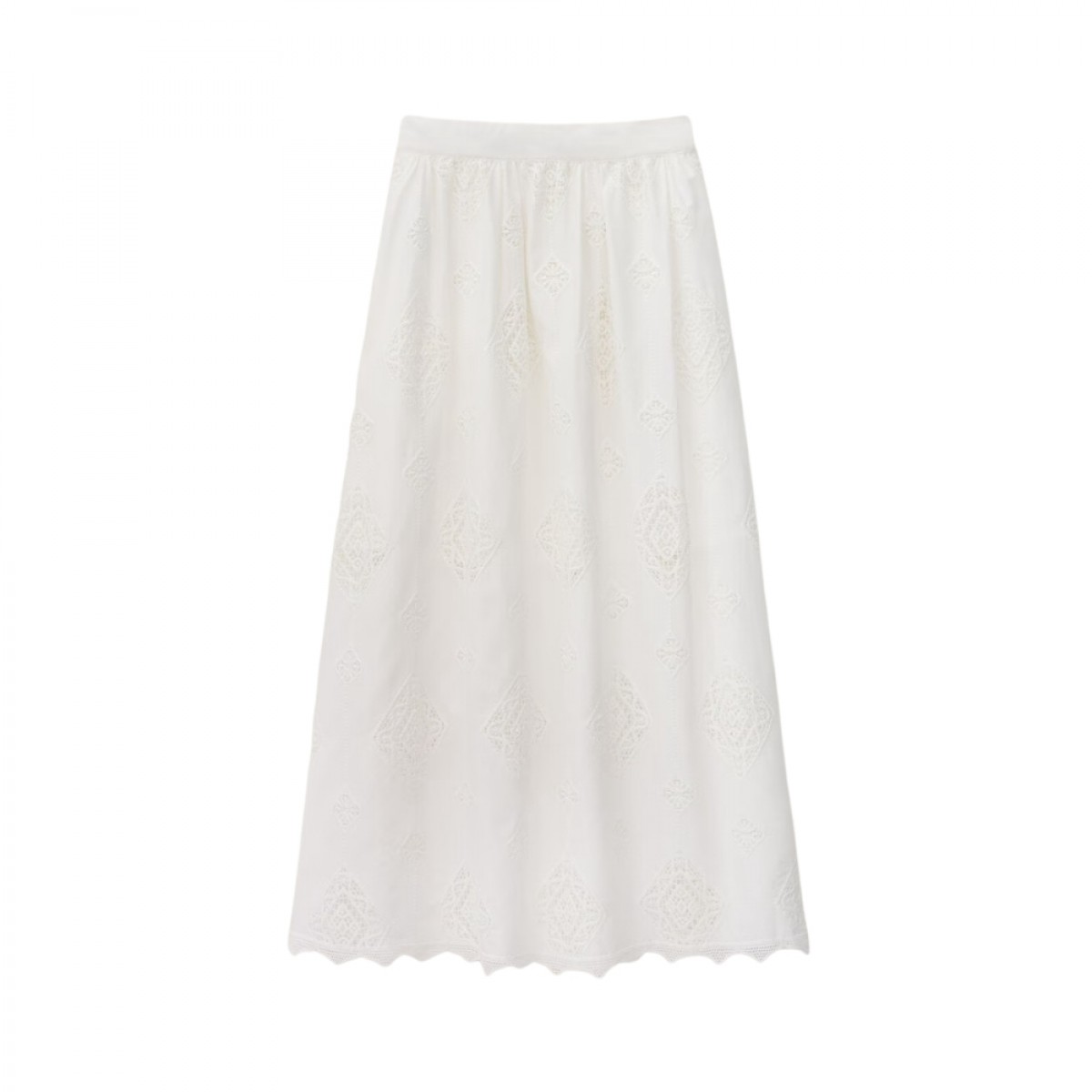 skirt mona - ecru - front