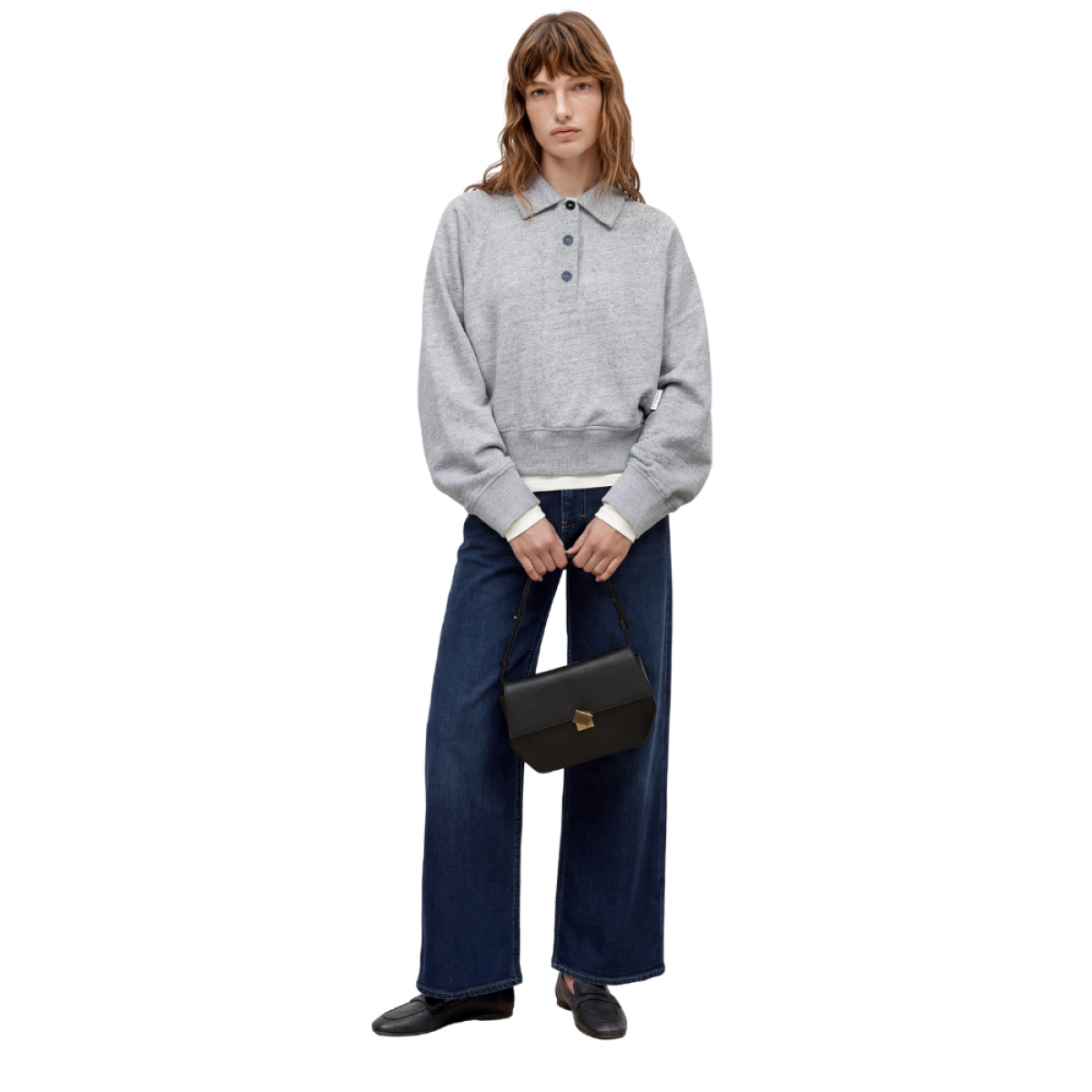 closed wide jeans jayla - blue black - look