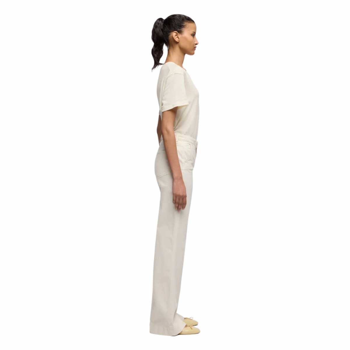 modern dojo comfort twill - ecru - fra siden 