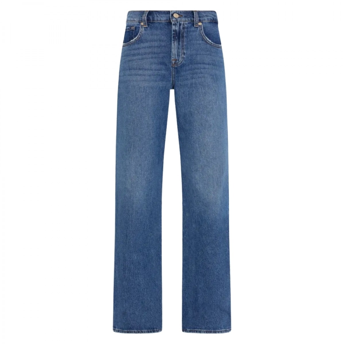 tess trouser santa cruz - mid blue - front