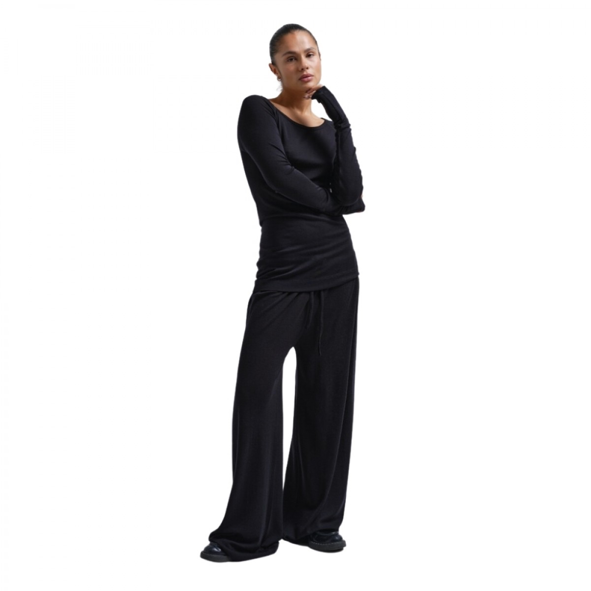 wollen jade - black - look