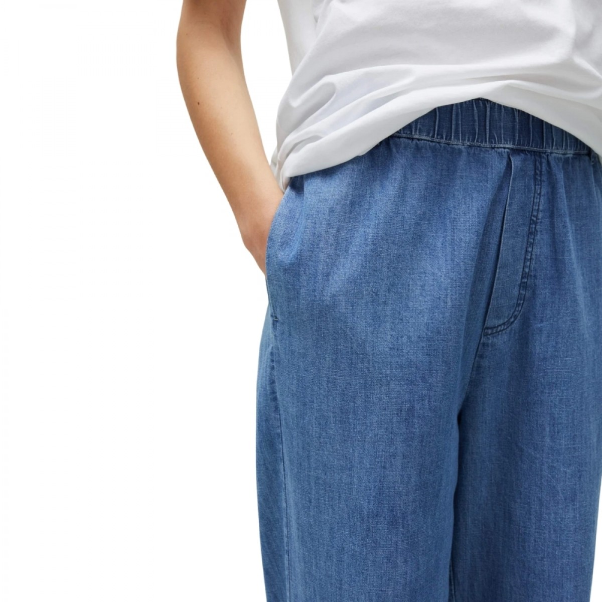 miles pant denim - iceberg - lomme