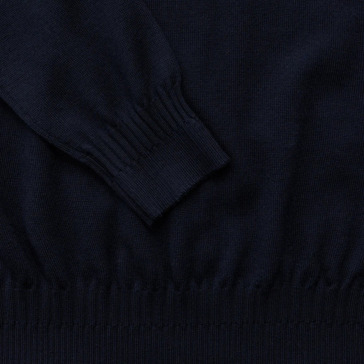 gina sweater- navy - rib
