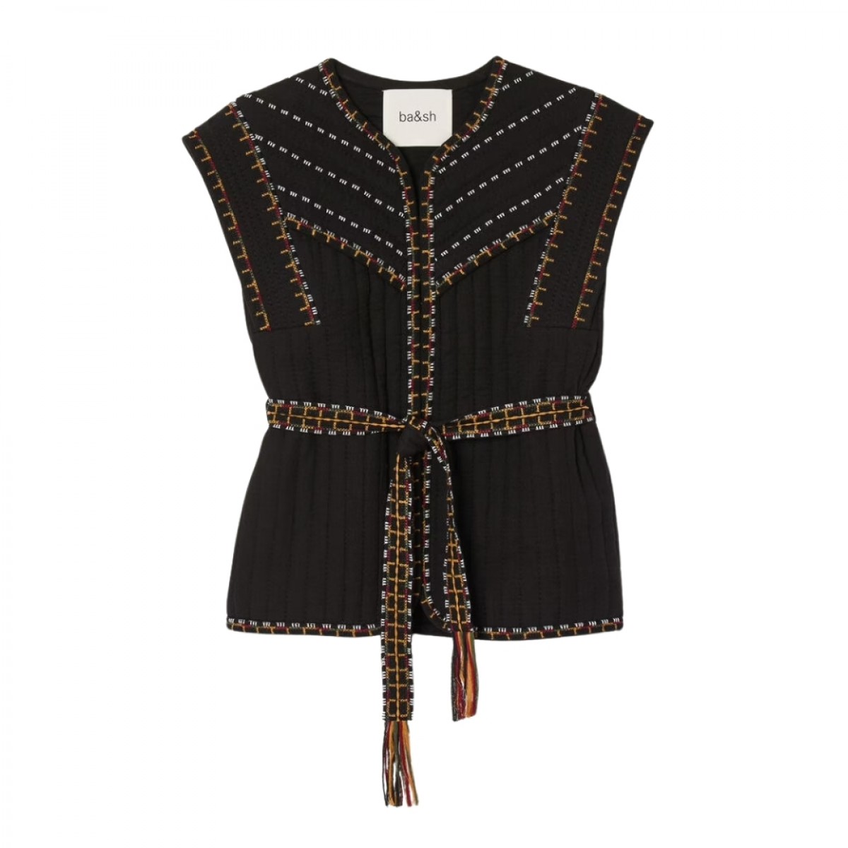 veste clevie - noir - front