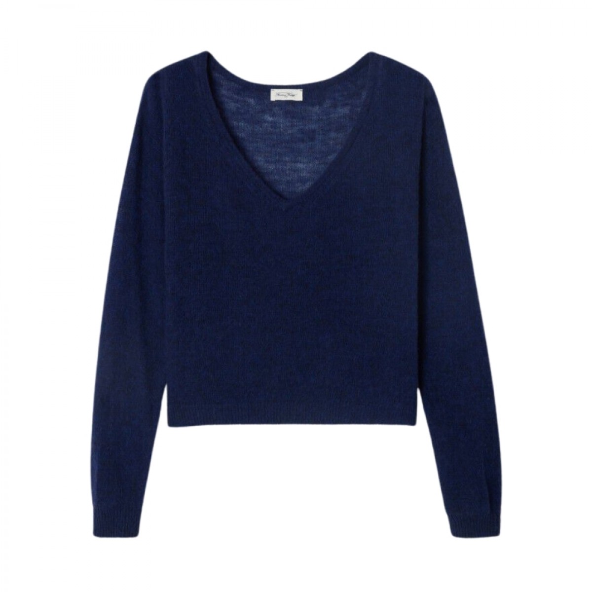 women's jumper - dumy - navy melange - front