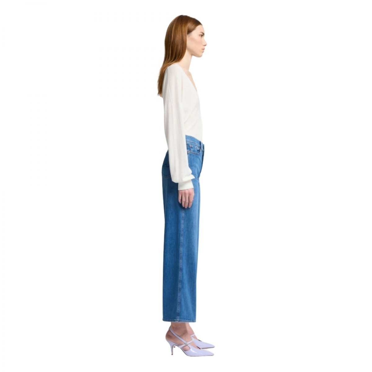 lotta cropped nevada - denim blue - fra siden 