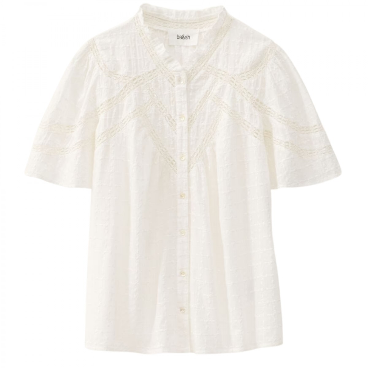 shirt baria - ecru - front