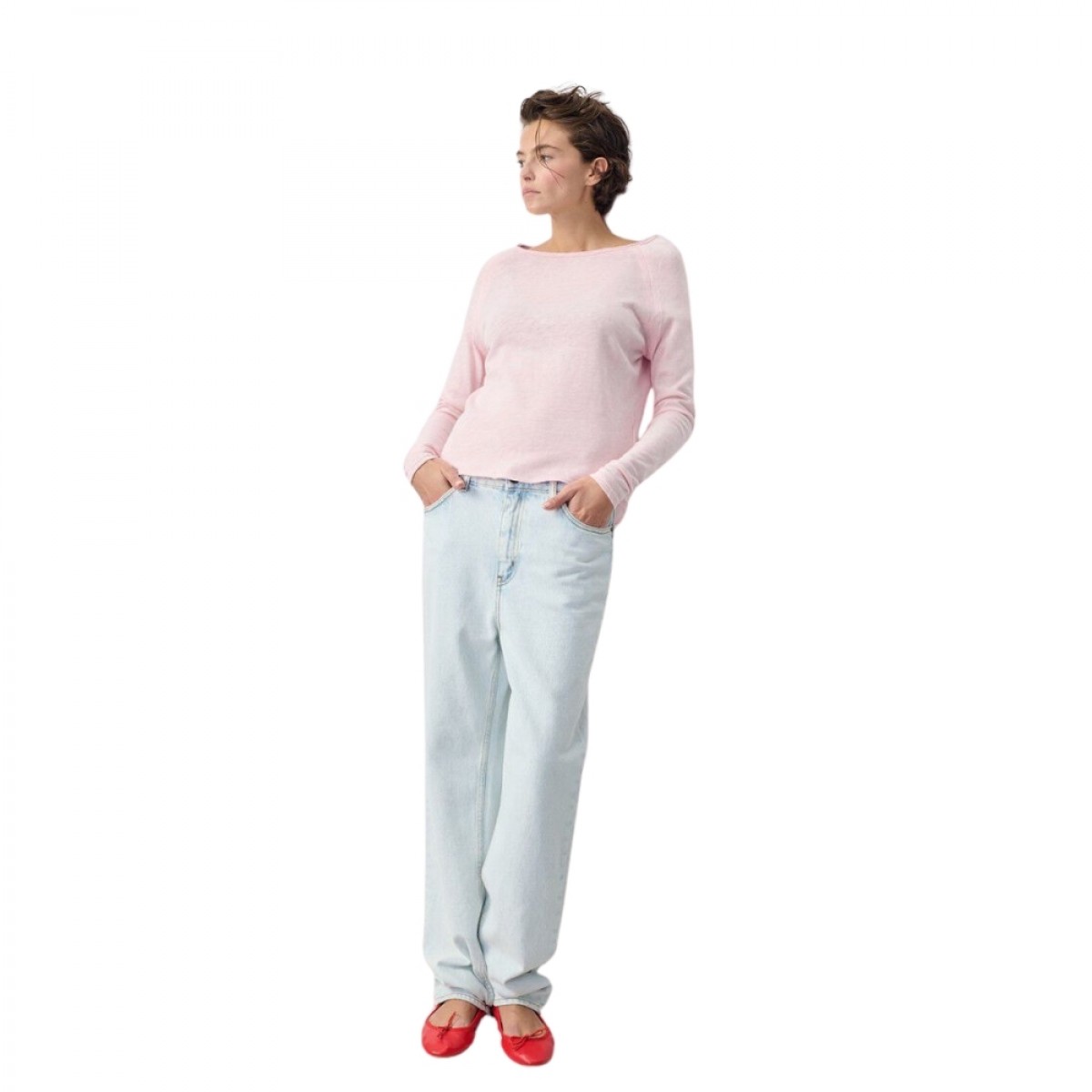 women's t-shirt sonoma - vintage marshmallow - look