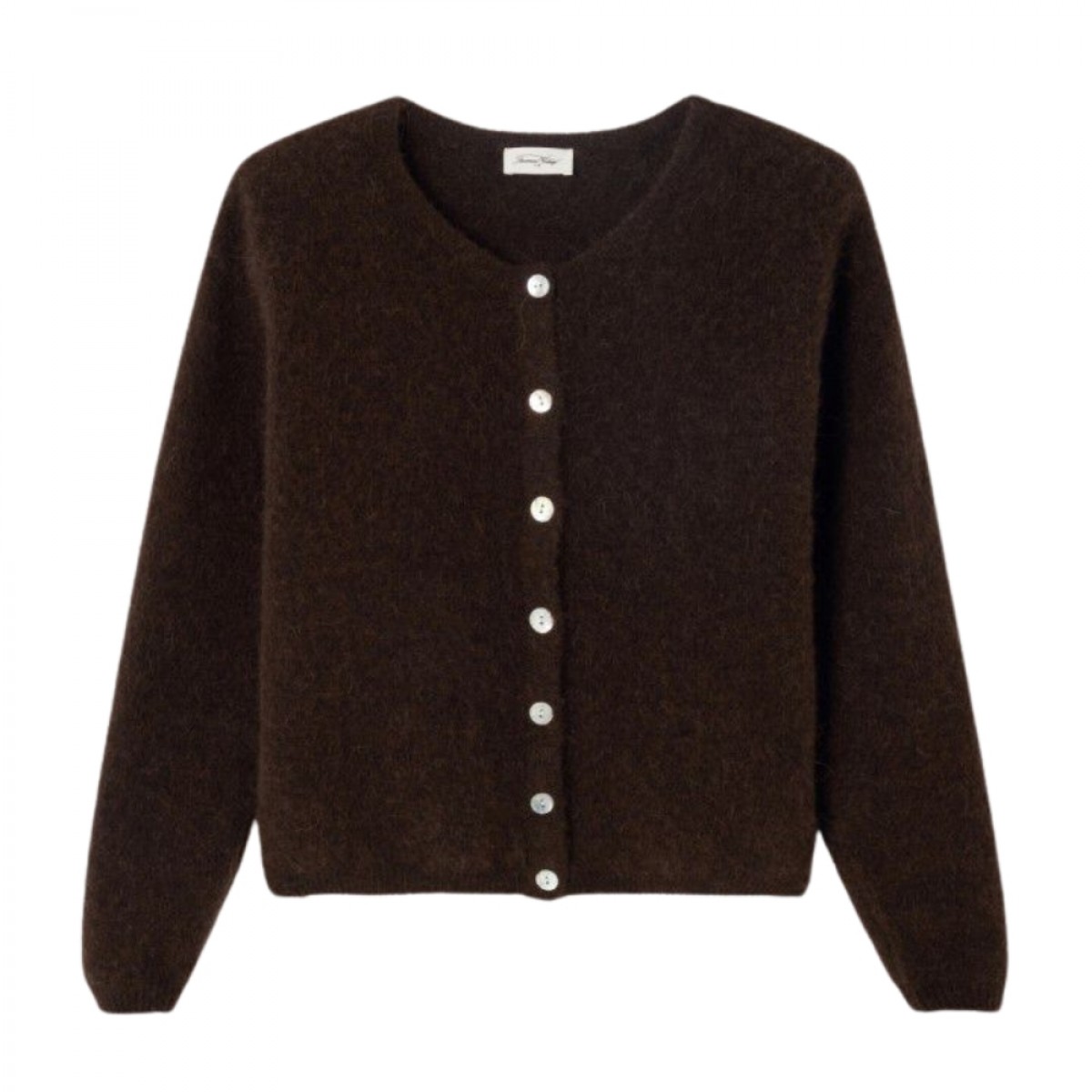 women's cardigan vitow - cafe chine - front