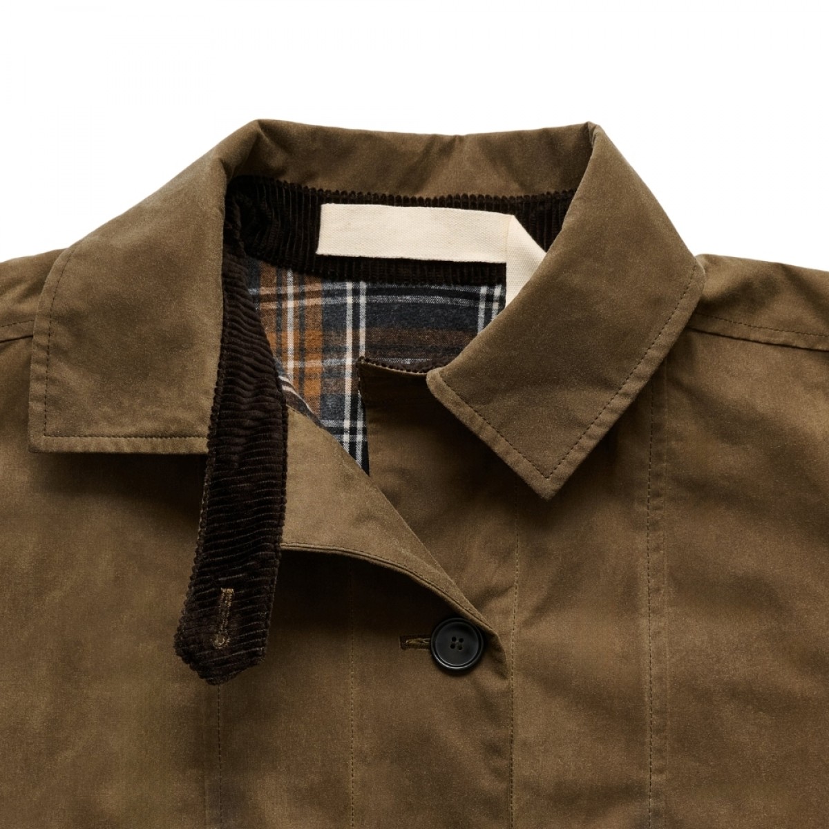 aiayu jay coat oilskin - bark - krave