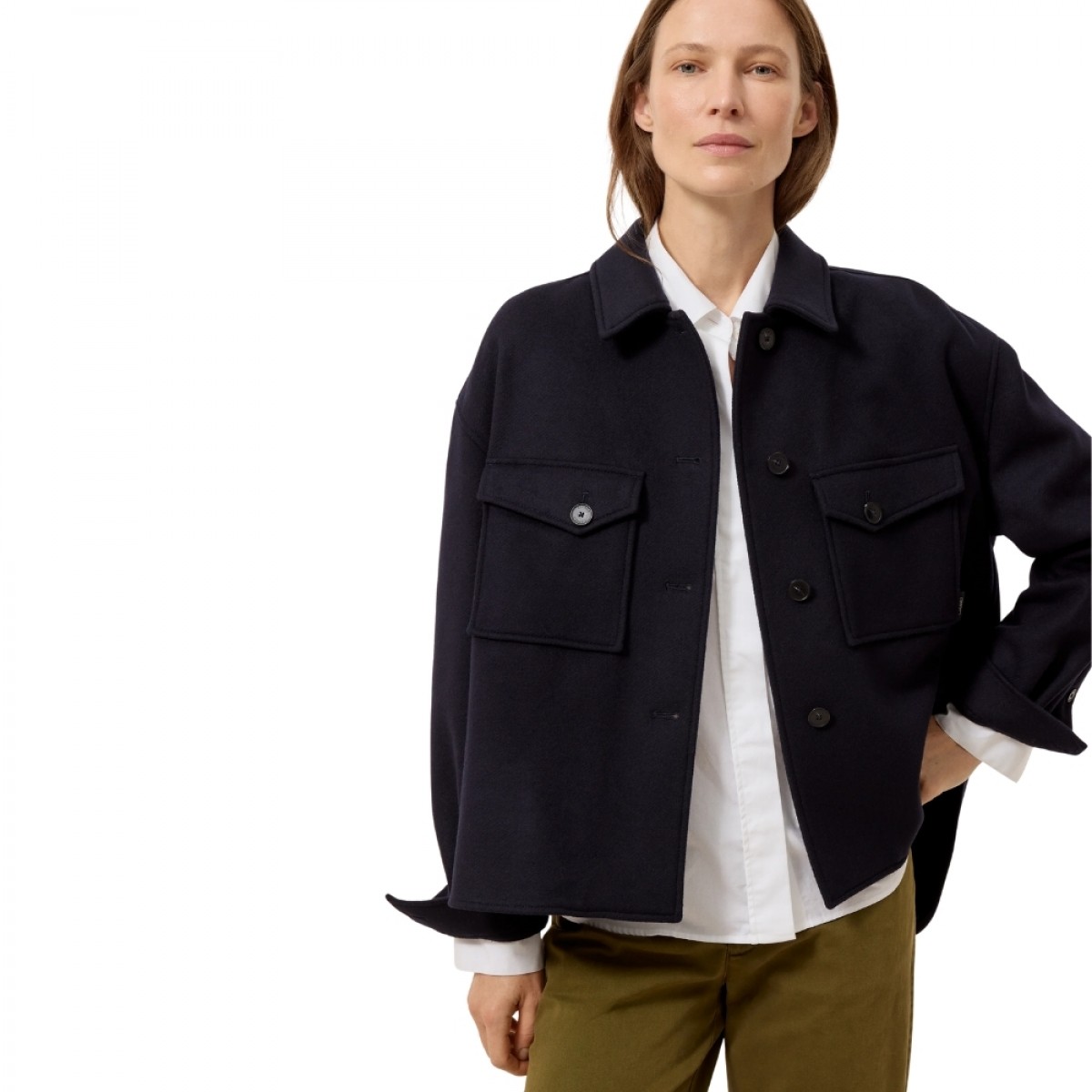 closed shacket - dark night - look