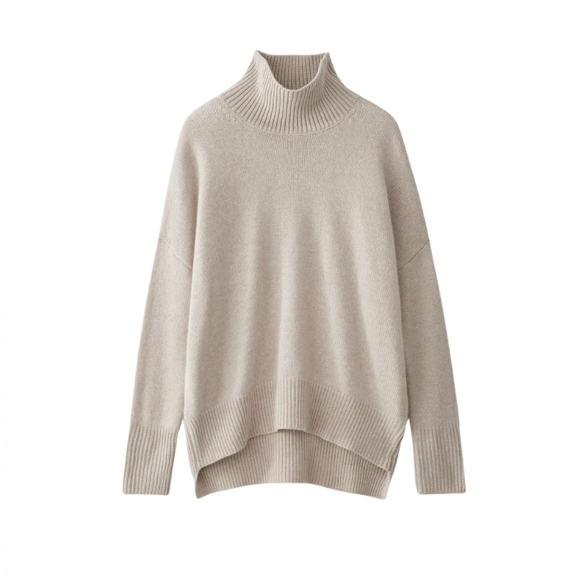 lisa yang fleur sweater - sand - front