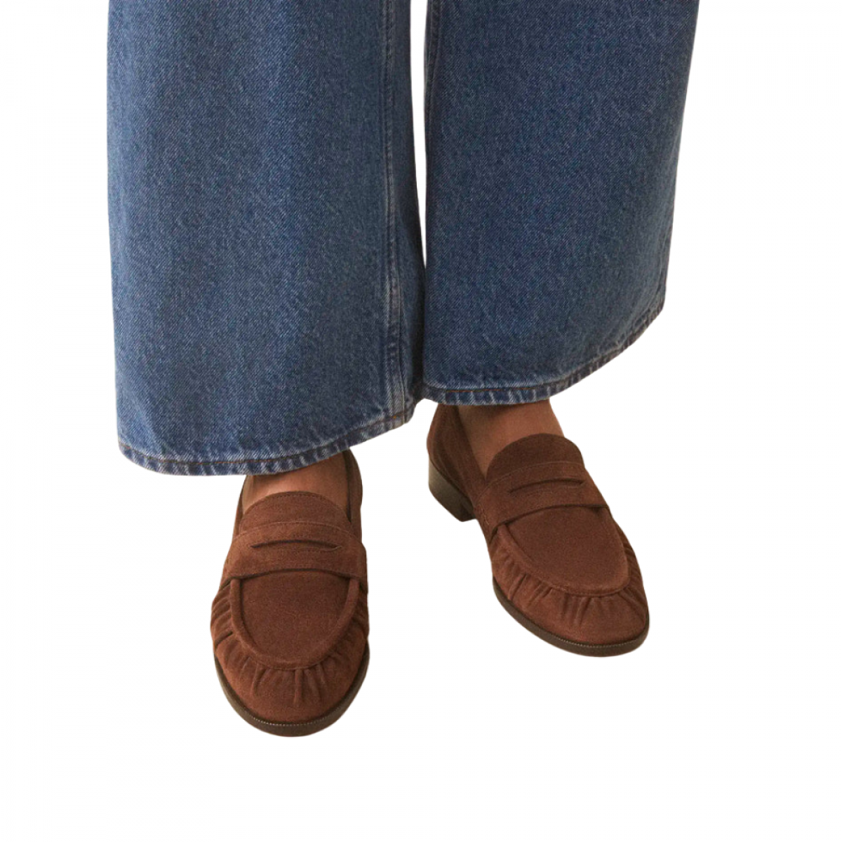 rivecour mocassin - chocolate brown - look