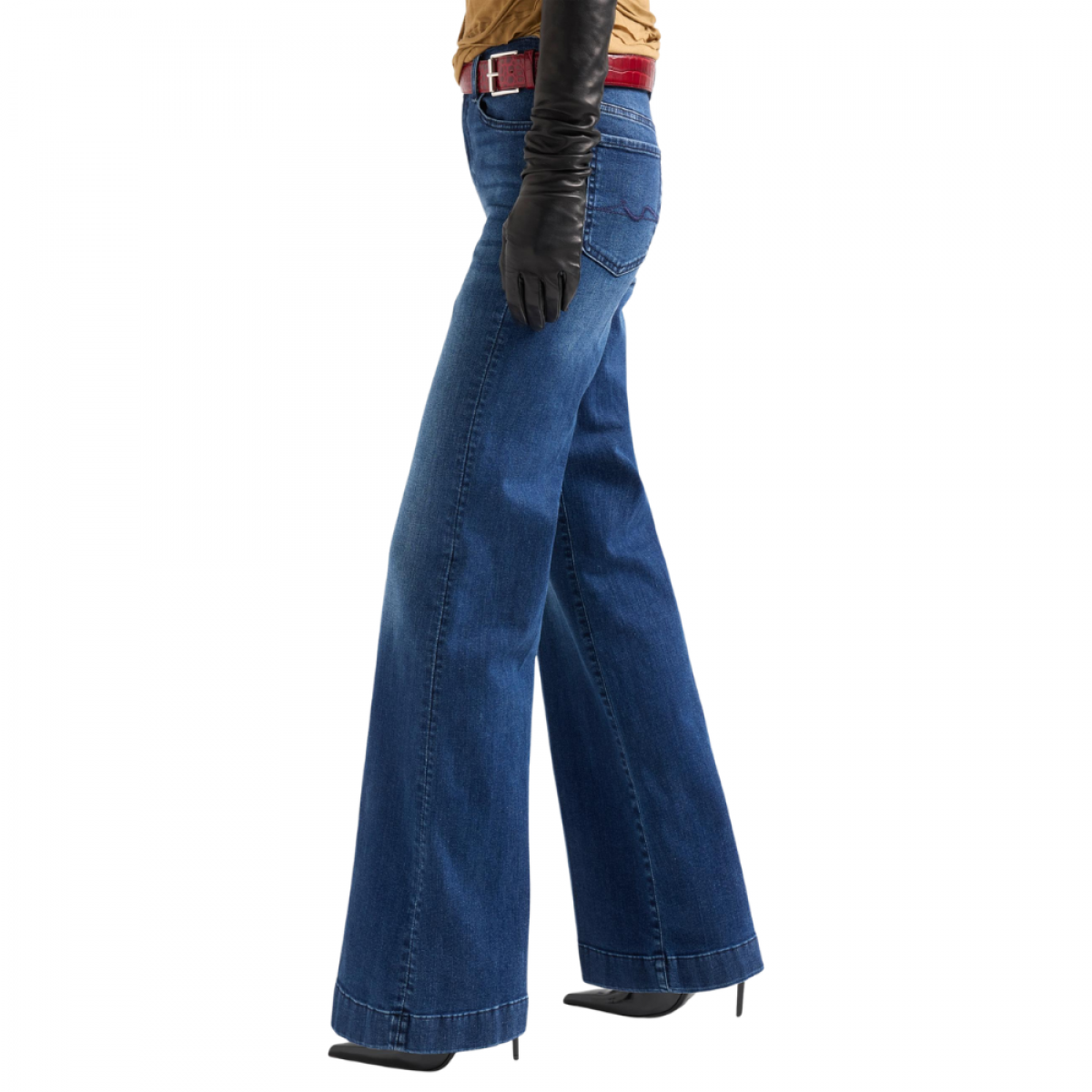 modern dojo soho dark - denim blue - fra siden 