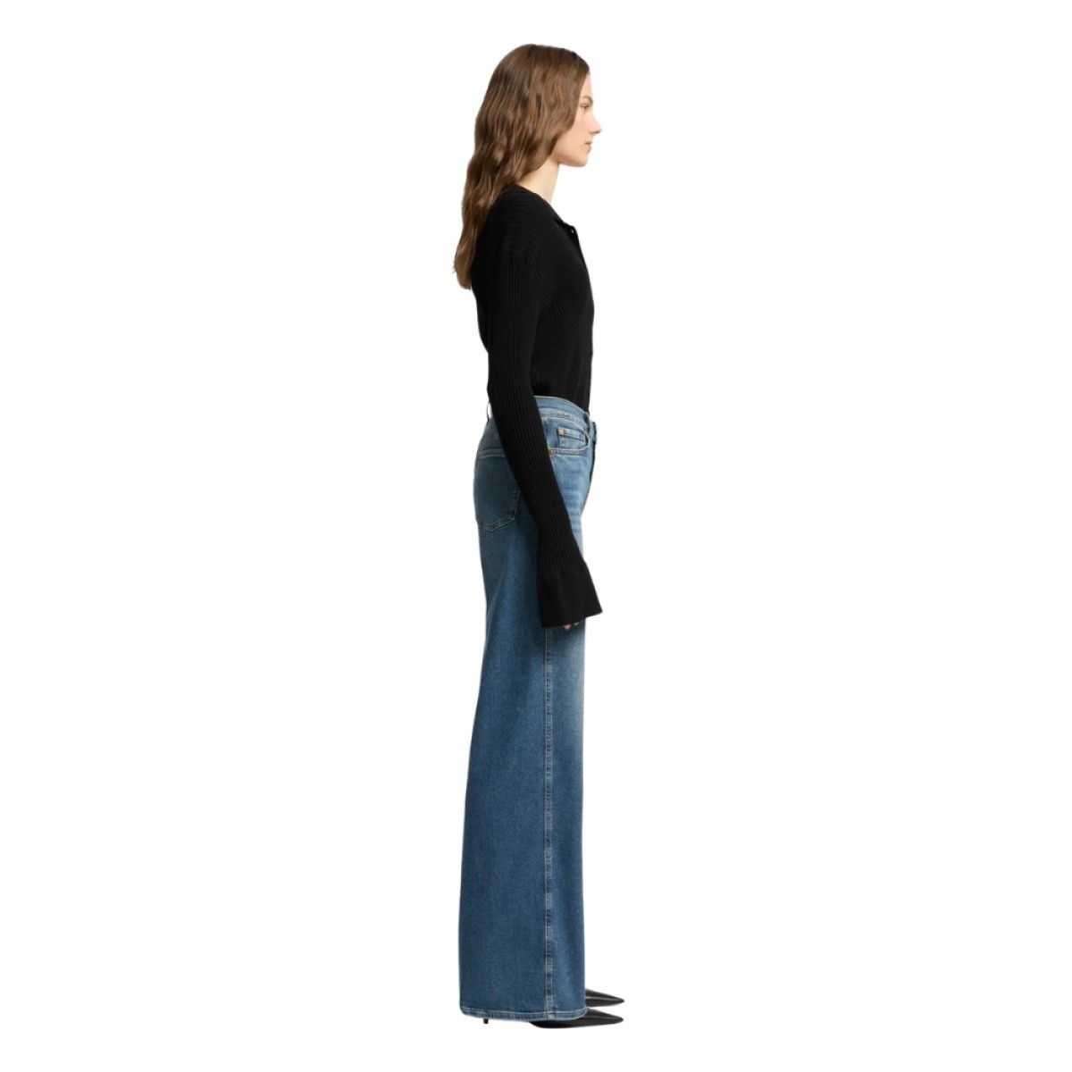 lotta luxe vintage sea level- blue denim - fra siden 