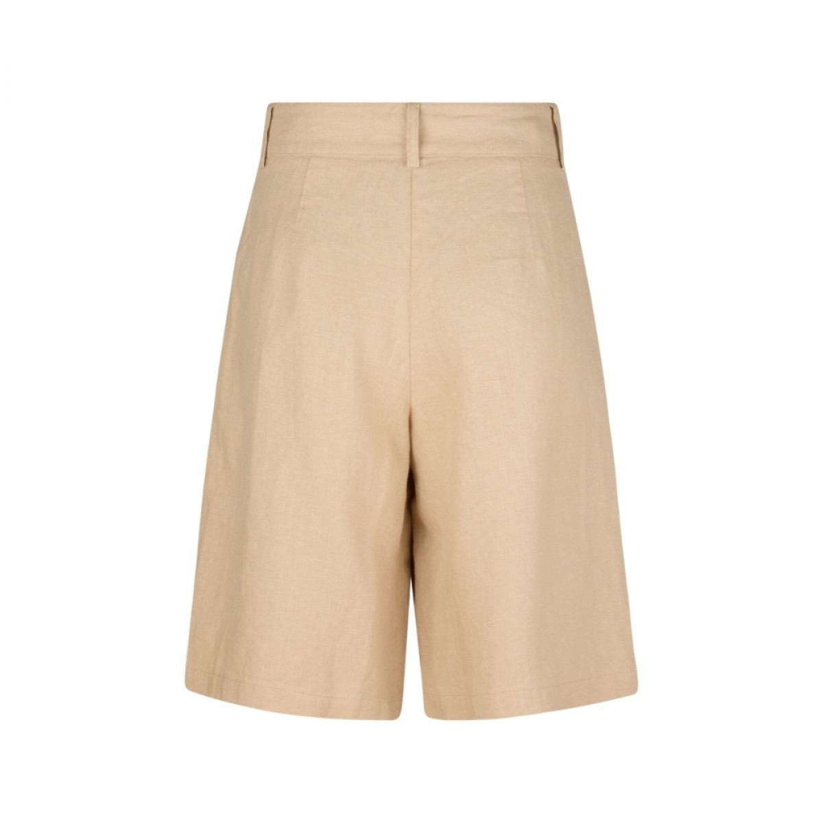 livia shorts linen - beige - bagfra