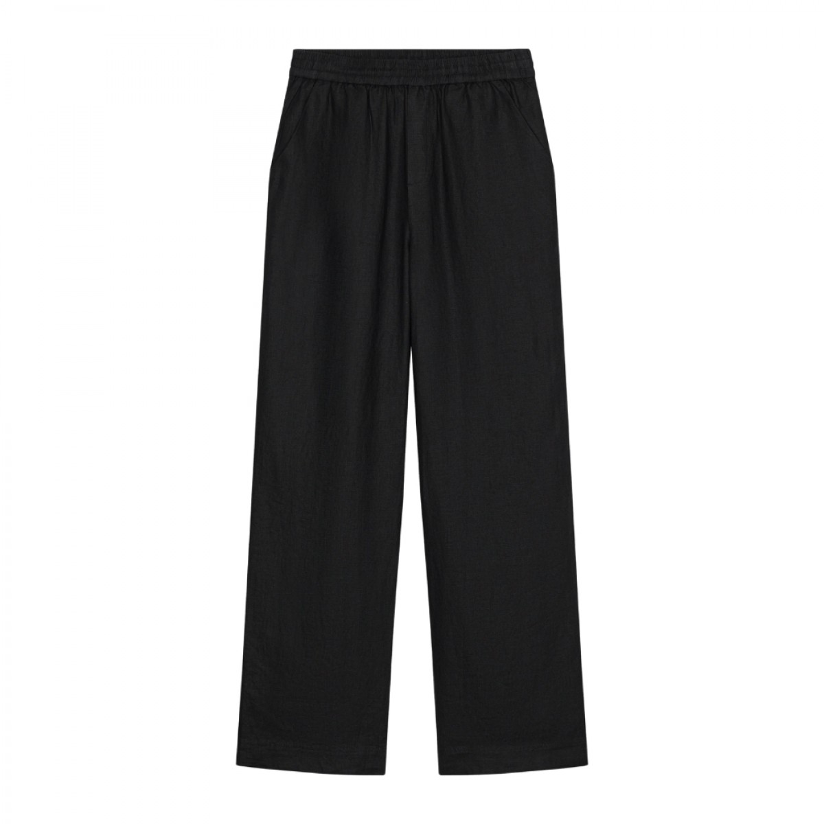 closed wide pants winona - black - front