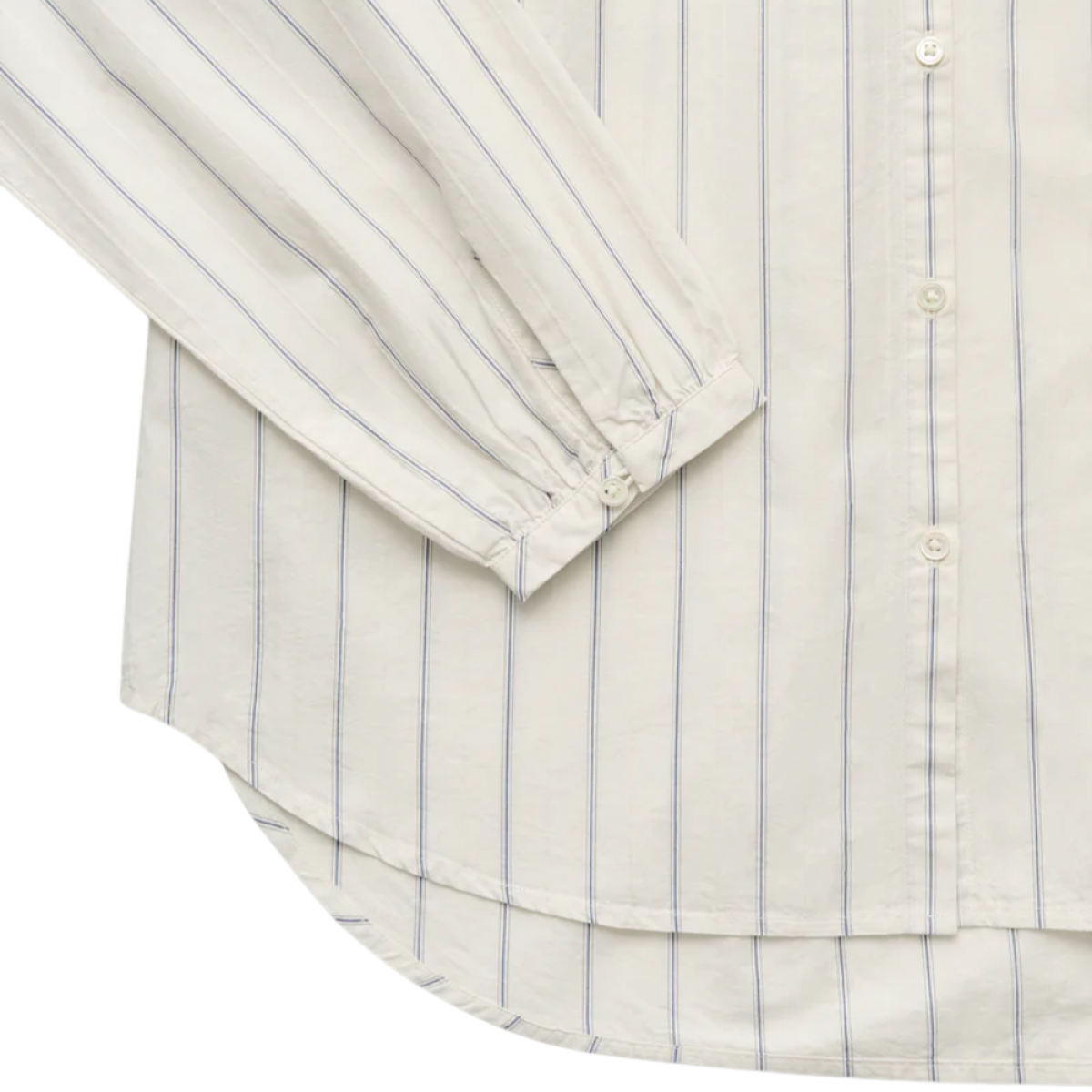 aiayu bibbi shirt champetra - mix french blue - ærme 