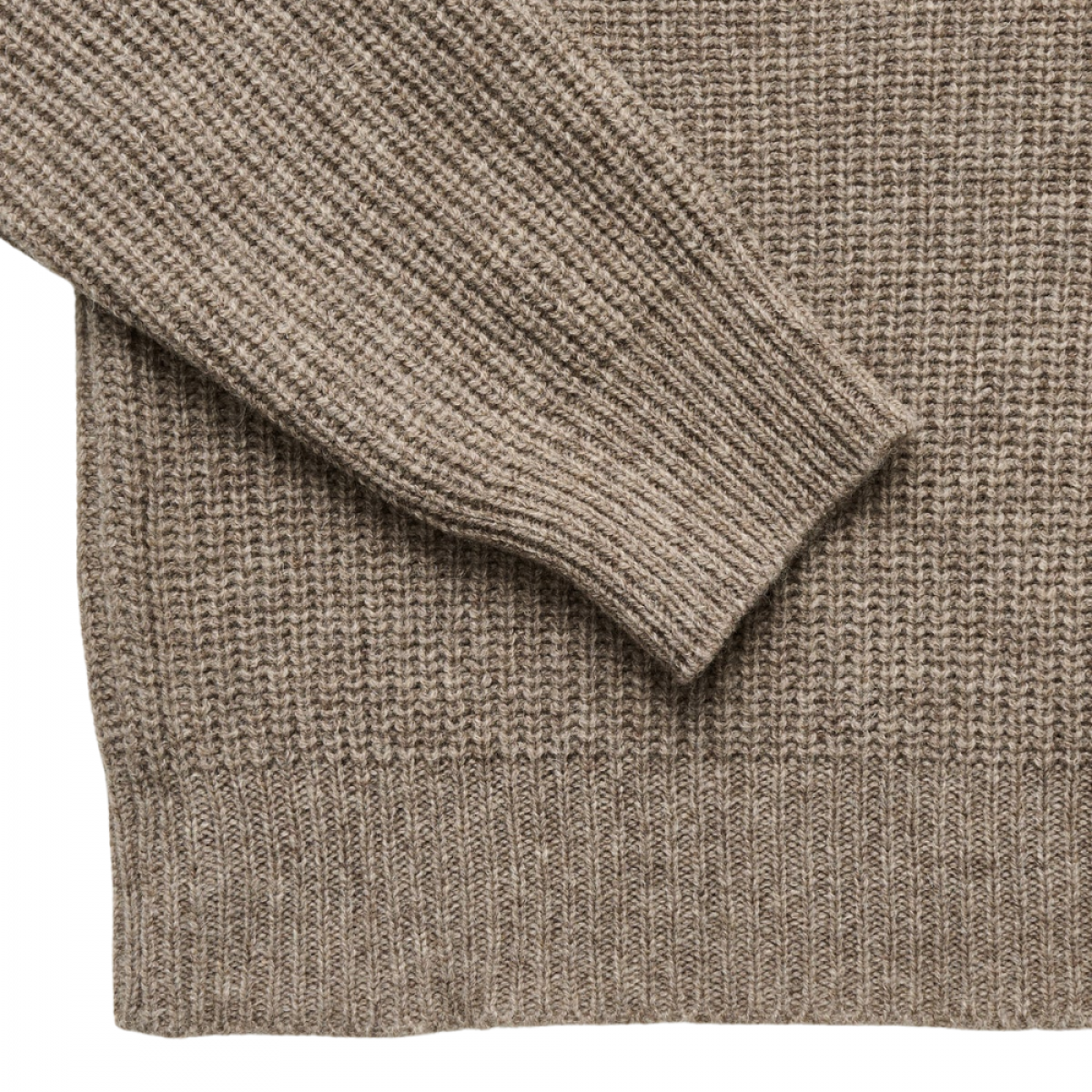 aiayu tocho knit - pure soil - rib