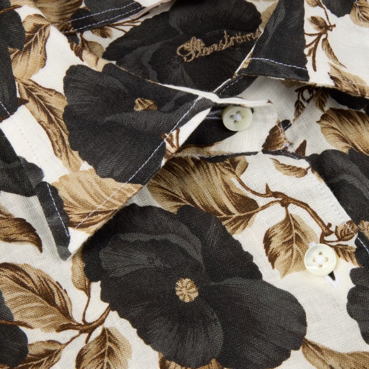 siri shirt black pattern - black - krave