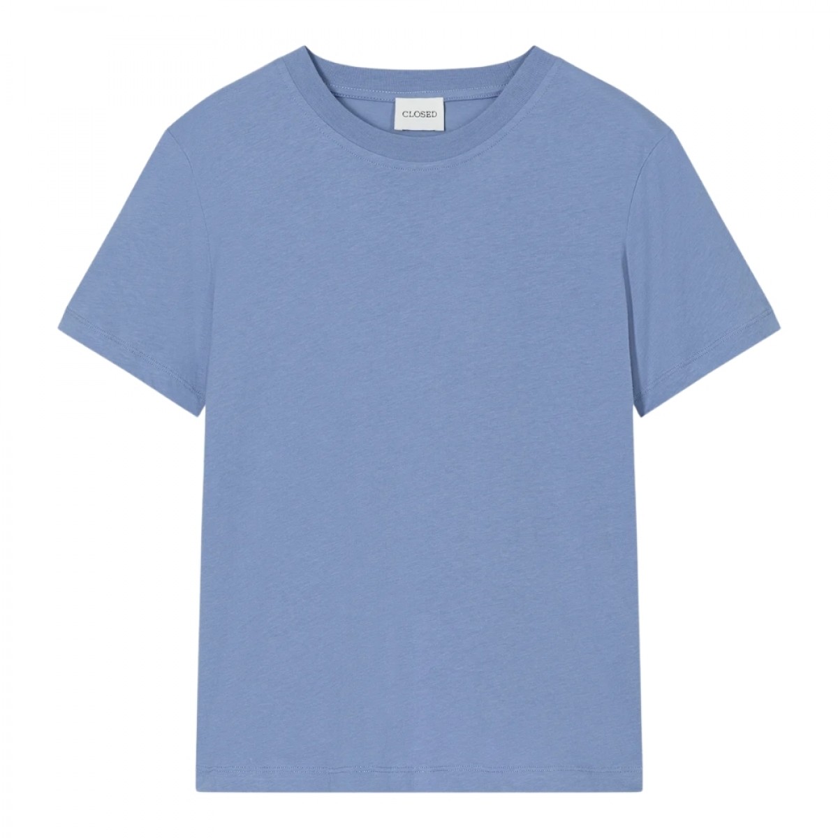 closed organic t-shirt - stone blue - front